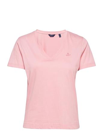 Original V-Neck Ss T-Shirt T-shirts & Tops Short-sleeved Rosa GANT