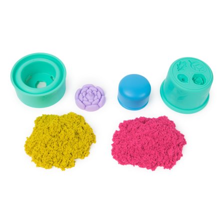SPINMASTER Kinetic Sand Squish Blumen Set