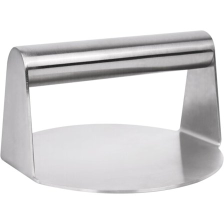 5,5-tommers Hamburgerpresse i matvaregodkjent 304 rustfritt stål, Burger Smasher