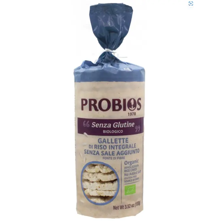 Probios Gallette Di Riso Senza Sale 100g