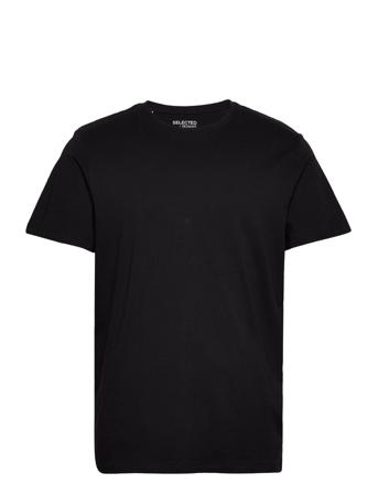 Slhaspen Ss O-Neck Tee W T-shirt Sort Selected Homme