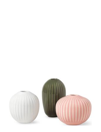 Hammershøi Vas Miniatyr 3 St. Home Decoration Vases Multi/mönstrad Kähler