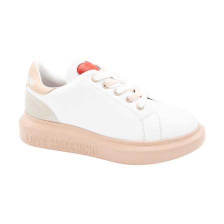 Love Moschino Love Running Sneakers , Wit , Dames , Maat: 37 EU