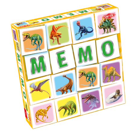 TACTIC Memospel — Dinosaurier Spel & pussel ONESIZE