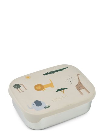 Liewood Arthur Printed Lunchbox - Cream - ONE SIZE