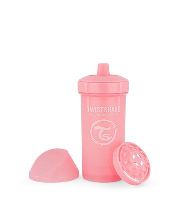 Twistshake Kid Kop Lyserød 360 ml, Børn & Forældre, Service, Kopper Og Drikkedunke