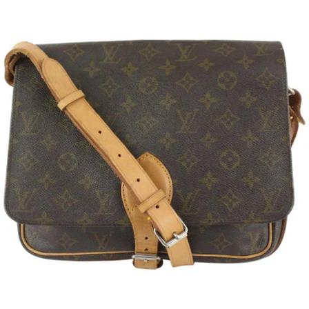 Louis Vuitton Vintage, Pre-owned Canvas louis-vuitton-bags Bruin, Dames, Maat:ONE Size
