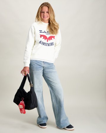 Zadig&Voltaire SWEATSHIRT Weiß Pullover Mädchen - Kids Brand Store