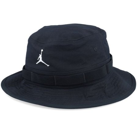 Jordan - Svart bucket Hatt - Apex Jumpman Black/Black/White Bucket @ Hatstore