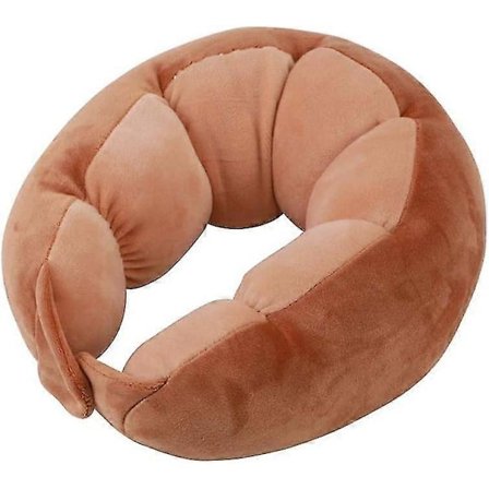 U-formad Kudde Ärtformade Bilresekuddar Memory Foam Kudde Nackstöd Kudde Portabelt Nackstöd