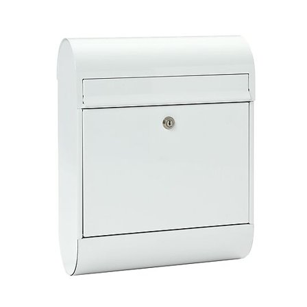 ME-FA POSTKASSE RUBY 864 HVIT MED LÅS