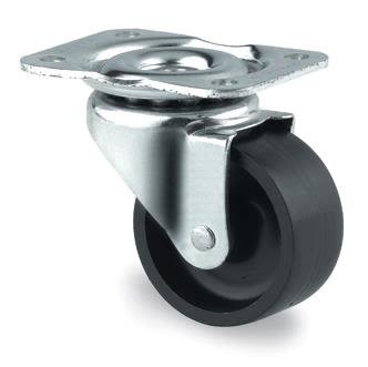 Tente 1430POI038P6046 Leddhjul 4-pakning, nylon 38 mm, Garasjeinnredning & oppbevaring