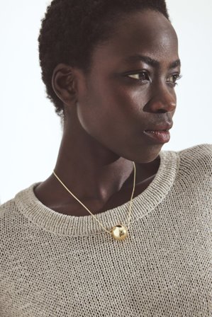 NA-KD Collier avec pendentif globe terrestre - Bijoux - Or - One Size