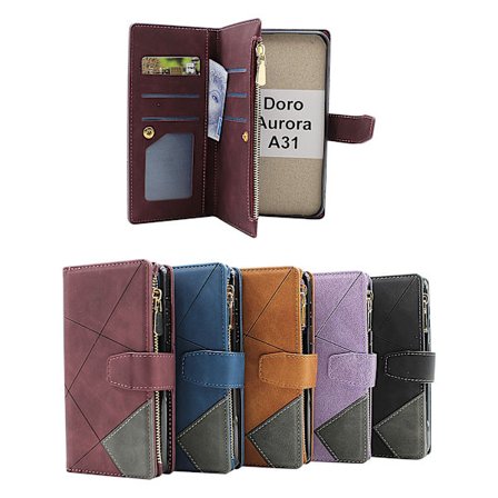 XL Doro Aurora A31 Lyx Plånboksfodral
