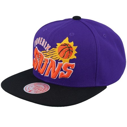 Mitchell & Ness - NBA Violett snapback Cap - Phoenix Suns Crooked Path Purple/Black Snapback @ Hatstore