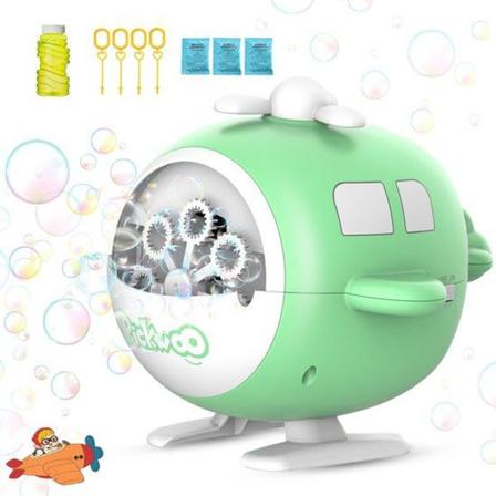 07 Bubbelmaskin - Automatisk Tvålbubbelmaskin - Med 120 Ml Tvålb