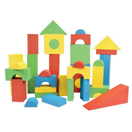 MYPAUZE Mjuka byggklossar Stor färgade 56 delar - Lyreco - Skola och förskola - Lekmaterial - Bygglek, konstruktion och mosaik