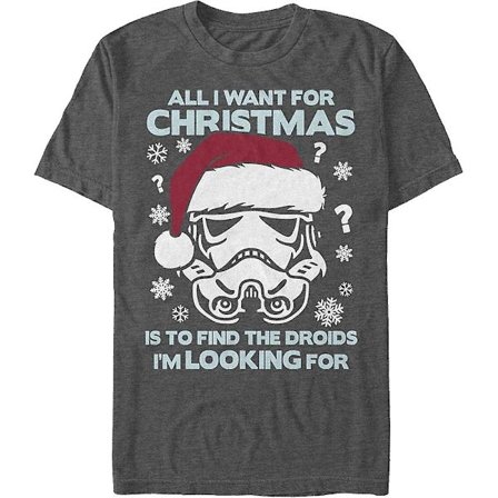 All I Want For Christmas Star Wars T-shirt