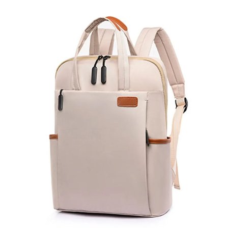 Vedenpitävä business-reppu naisille, muodikas Oxford-koululaukku, 13,4 tuuman kannettavan tietokoneen laukku, yksinkertainen matkareppu Mochila~00452