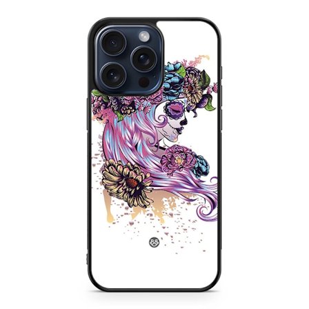 Bjornberry Skal iPhone 15 Pro Max - Skull Flower