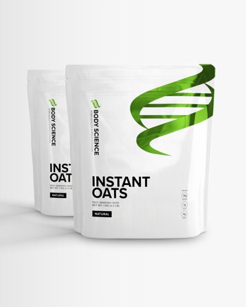 Body Science Instant Oats, 2 stk Natural