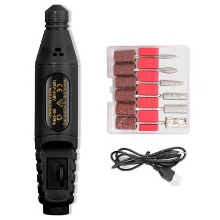 Sähköinen kynsiviila manikyyri- ja pedikyyrisetti kynsiviila timanttipääsetillä