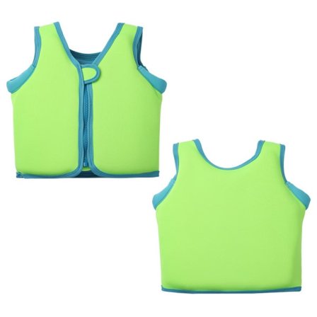 Badrock för barn, flytväst för småbarn, simflytväst, grön, M GRÖN GREEN