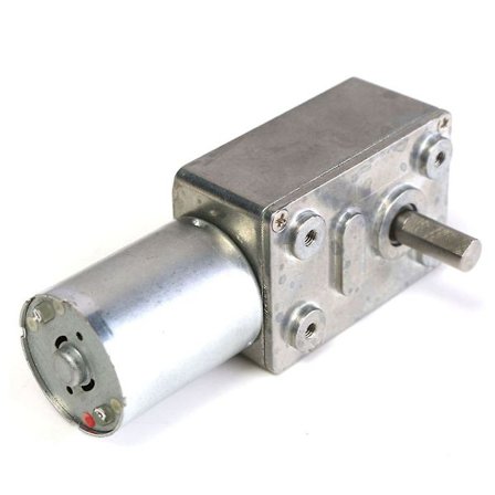 Gw370 12v 6rpm Reversibel Høy Worm Geared Motor Dreiemoment Turbo DC Motor 35a