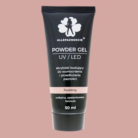 Akryl gel - Pulver gel - Budding 50 ml - Allepaznokcie