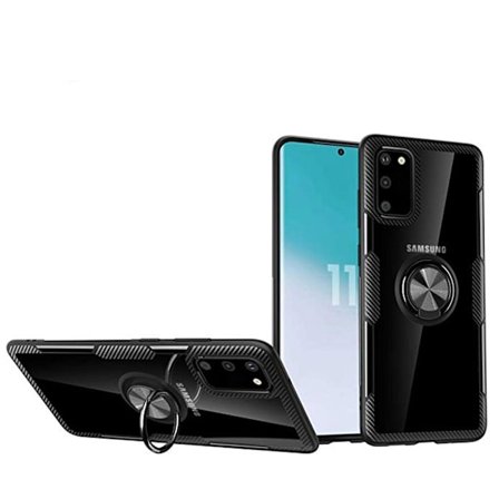 Genomtänkt Skal med Ringhållare - Samsung Galaxy S20