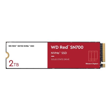 WD WD Red SSD SN700 NVMe 2TB M.2 2280 PCIe Gen3 8Gb/s internal drive for NAS devices