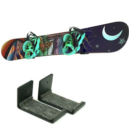 Vægmonteret Snowboard Display Rack