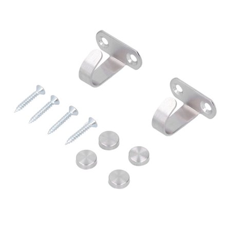 2 st rostfria krokar kläder hatt hängande galge förvaringsorganisatör för husbil badrum