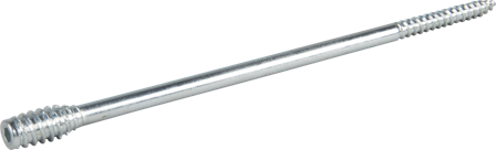 ESSVE Toproc Avstandsskrue Ø 6 mm, blankforsinket 6 x 80 mm, 50-pakning, Innfesting