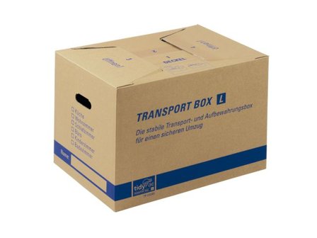 tidyPac Flyttlåda TIDYPAC 500x350x355mm - Lyreco - Emballage och lagerutrustning - Lådor och well - Flyttlådor