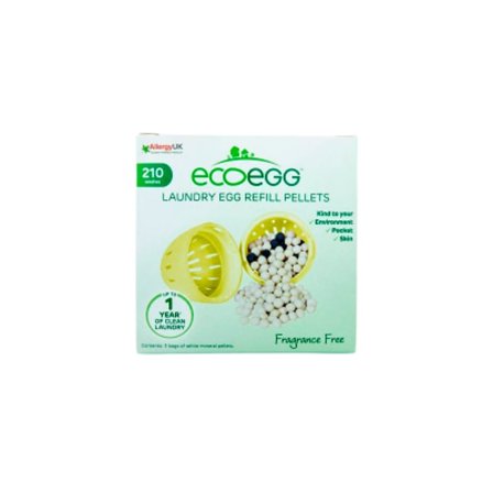Ecoegg Vaskæg refill 210 uden duft, Tøj & Bolig, Husholdning, Tekstilpleje