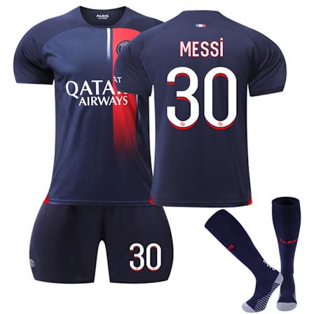 23-24 Paris Saint G ermain Barnfotbollströja Nr 30 Messi 24