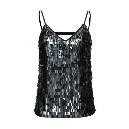 Pinko Sleeveless Tops Sort, Dame