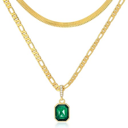 18k Gullbelagt Krystallkjede, 3mm Kjede Halskjeder | Sjarmerende 4mm Slangekjede