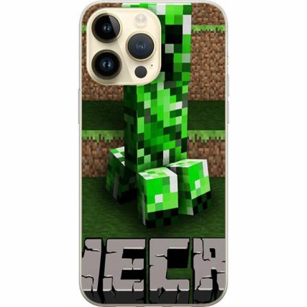 Apple Iphone 14 Pro Max Genomskinligt Skal Minecraft