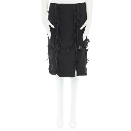 Yves Saint Laurent Vintage, Pre-owned Silk bottoms Zwart, Dames, Maat:M