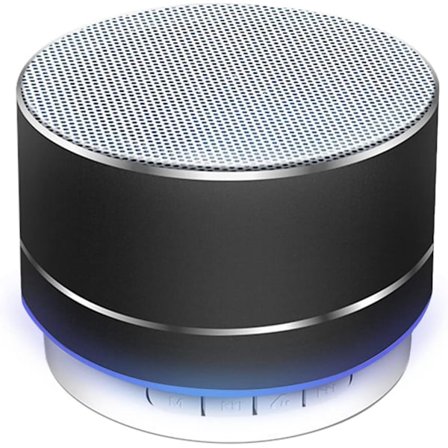 Bærbar Bluetooth-høyttaler, trådløs høyttaler med HD-lyd, støtte for TF-kort, mini bærbar høyttaler for innendørs/utendørs, hjem, grill, strand og 