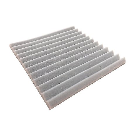 12 kpl ääntä vaimentava puuvilla kolmiomaiset urat äänieristys eristävä vaahtolevy