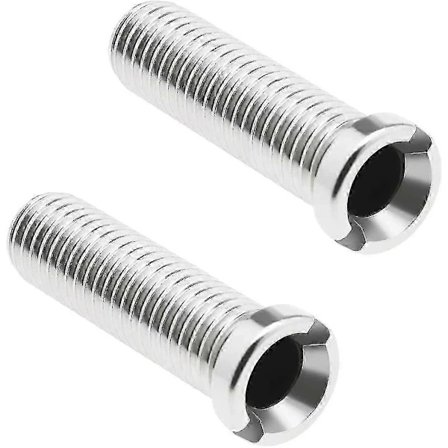 [PL】2 stk. 304 Rustfrit Stål Køkkenvaskafløbssi Skruegevind Afløbssi Skruekobling M12 45mm Vaskskrue Til Vaskafløbssi Prop