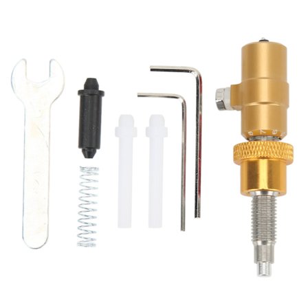 Bueskyting Pute Plunger Profesjonell Aluminiumslegering Fjærbelastet Plunger Bakre Recurve Bue Pil Pute Plunger Gull