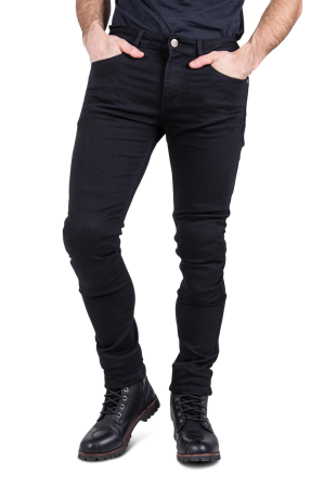 Motorradjeans Course Norman Konisch Schwarz W30 x L32
