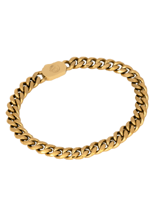 by BILLGREN Saxton | Stålarmband 8 Mm Armband Herr Guld 21 cm