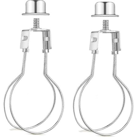 2-pack Lampskärmhållare Adapter Kit (silver)