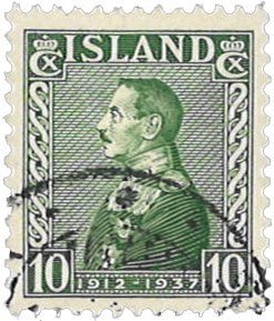 Island 1937 - AFA 187 - Stemplet