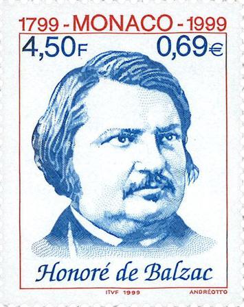 Monaco - Balzac - Postfrisk frimærke